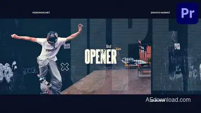Beat Style Opener for Premiere Pro Premiere Pro template preview