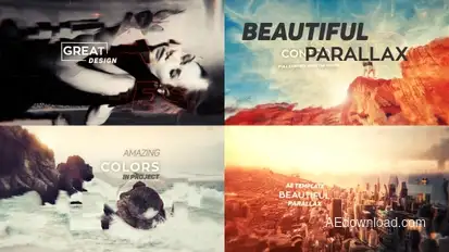 Beautiful Parallax Video Displays template preview
