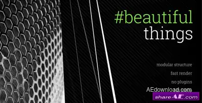 Beautiful Things Promo – Videohive Video Displays template preview