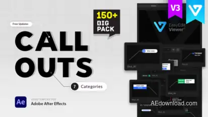 Big Pack Call-Outs Video Displays template preview