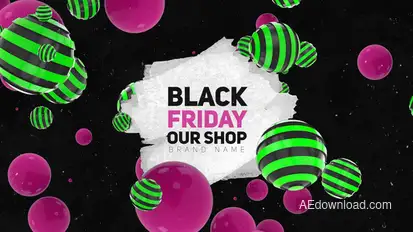 Black Friday Video Displays template preview