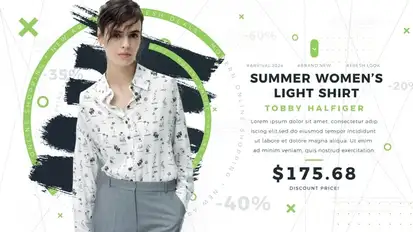 Black Friday Shopping Promo Video Displays template preview