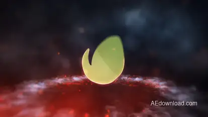 Blaze - Fire Reveal Video Displays template preview