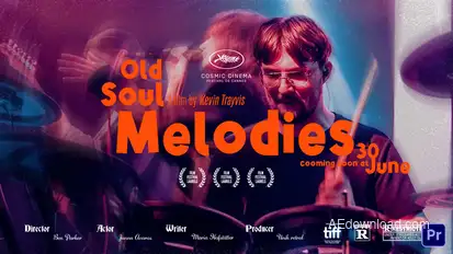 Blossom Cinematic Titles | MOGRT Premiere Pro template preview