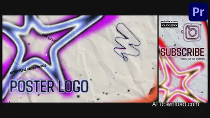 Brand Promo 3D Poster for Premiere Pro Premiere Pro template preview