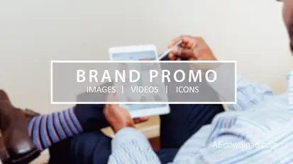 Brand Promo Video Displays template preview