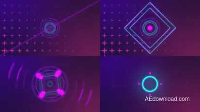 Bright Colors Logo Video Displays template preview