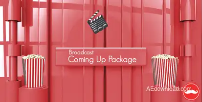 Broadcast Coming Up Next Package Video Displays template preview