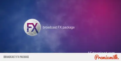 Broadcast FX Package Video Displays template preview