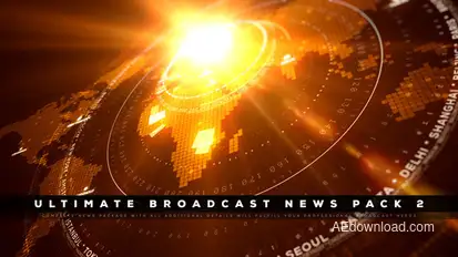 Broadcast News Package / News Pack V3 Video Displays template preview