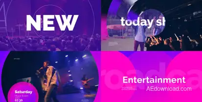 Broadcast Pack Video Displays template preview