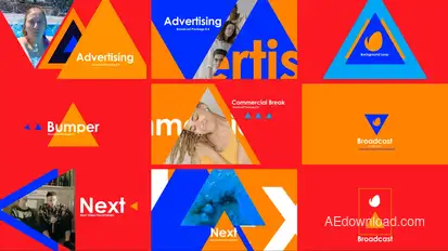 Broadcast Package 4 Premiere Pro template preview