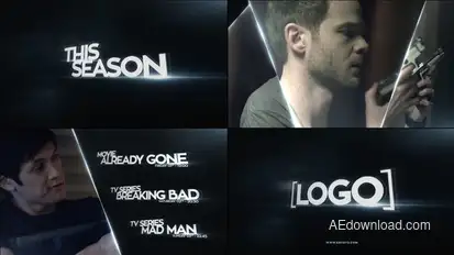 Broadcast Promo 2 Video Displays template preview