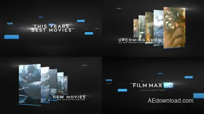 Broadcast Promo 3 Video Displays template preview