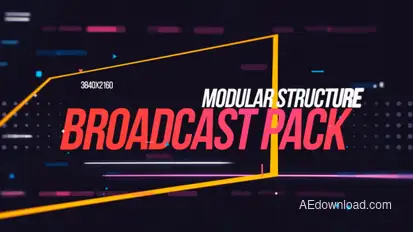 Broadcast Promo 4K Video Displays template preview