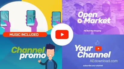 Broadcast Promo Video Displays template preview