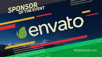 Broadcast Promo Titles Video Displays template preview