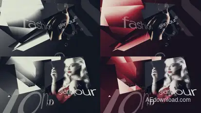 broadcast template "Stylish project" Video Displays template preview