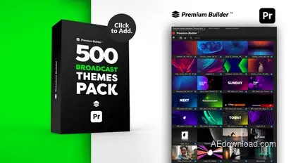 Broadcast Themes Pack for Premiere Pro Premiere Pro template preview