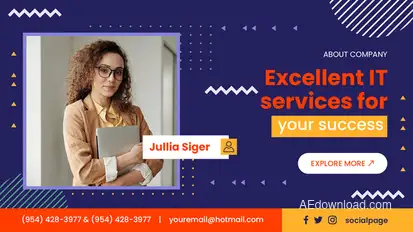 Business Corporate Slider Promo MOGRT Premiere Pro template preview