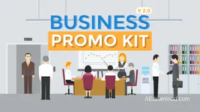 Business Explainer Video Displays template preview