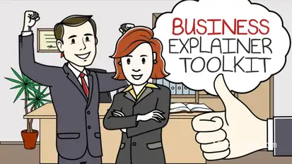 Business Explainer Toolkit Video Displays template preview