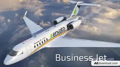 Business Jet Video Displays template preview