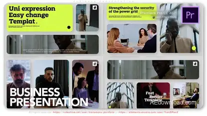 Business Presentation - Opener Premiere Pro template preview