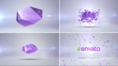 Butterfly Logo Revealer Video Displays template preview