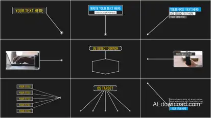 Call Out Pack Video Displays template preview