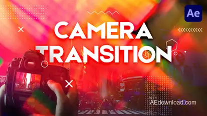 Camera Transition Video Displays template preview