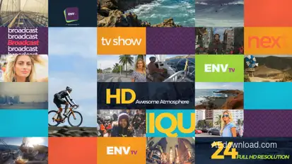 Channel Rebrand  Video Displays template preview