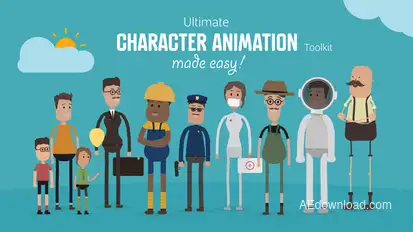 Character Animation Toolkit Video Displays template preview
