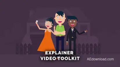 Character Maker - Explainer Video Toolkit 2 Video Displays template preview