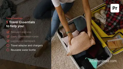 Checklist Premiere Pro template preview