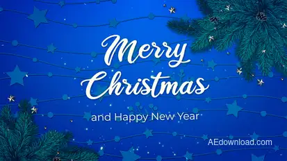 Christmas & New Year Slideshow Video Displays template preview