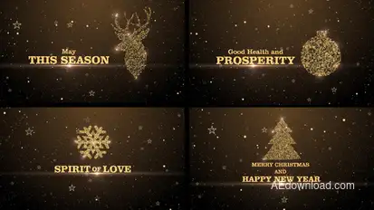 Christmas Celebrations 2022 Video Displays template preview