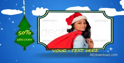 Christmas Deals Video Displays template preview
