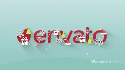 Christmas Greeting Video Displays template preview