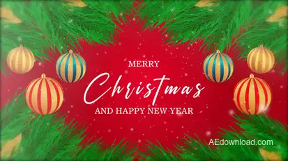 Christmas Intro I Christmas Opener 4 MOGRT Premiere Pro template preview