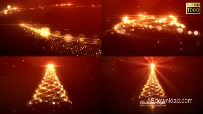 Christmas Light Video Displays template preview