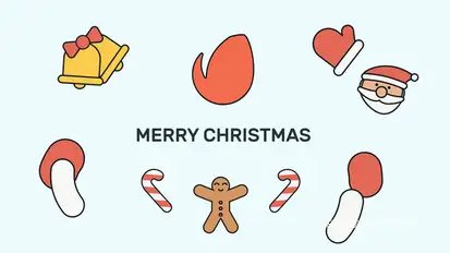 Christmas Logo Premiere Pro template preview