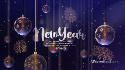 Christmas Party Invitation V 0.2 Video Displays template preview