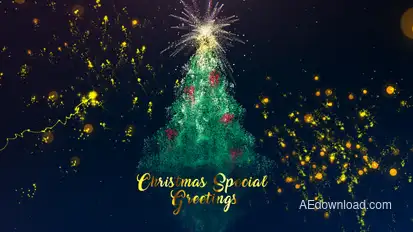 Christmas Special Greeting Video Displays template preview