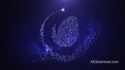 Christmas Star Logo II | After Effects Template Video Displays template preview