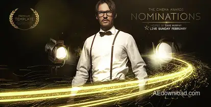 Cinema Awards Promo Video Displays template preview