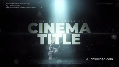 Cinema Trailer Video Displays template preview
