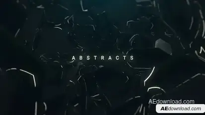 Cinematic Abstract Titles Video Displays template preview