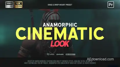 Cinematic Effect Premiere Pro template preview
