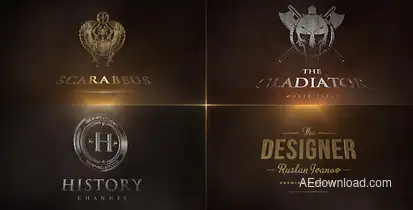 Cinematic Logo Reval Video Displays template preview